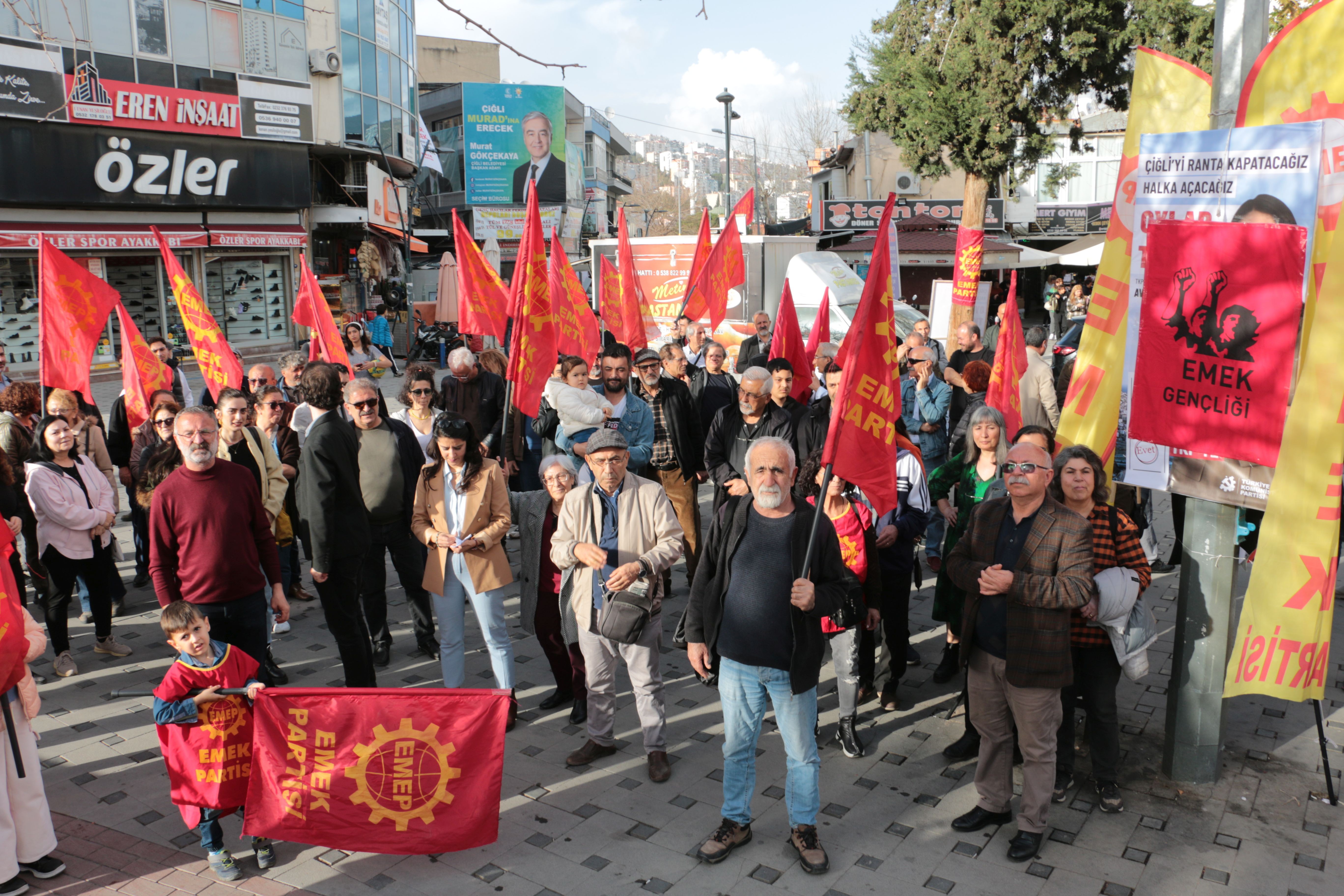 Emek Partisi Çiğli adayları halk buluşmasında: Emeğin kentini emekçilerle yöneteceğiz