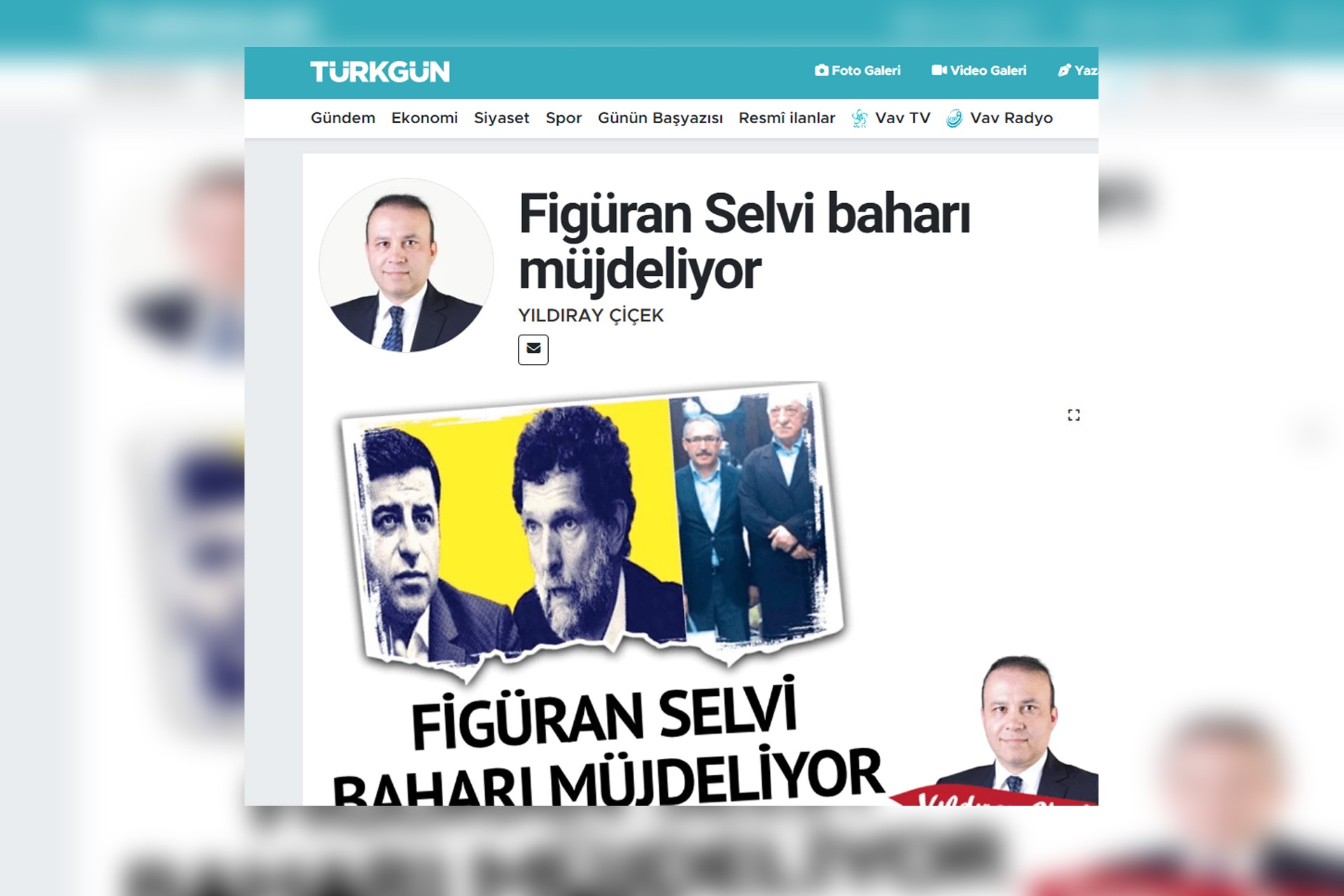 Selvi'nin yazısına Bahçeli'nin danışmanı Çiçek'ten yanıt: Çok cepheli Figüran Selvi