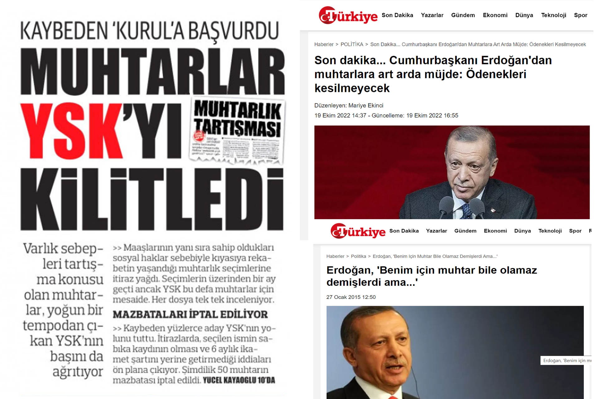 Türkiye gazetesi muhtarları suçladı