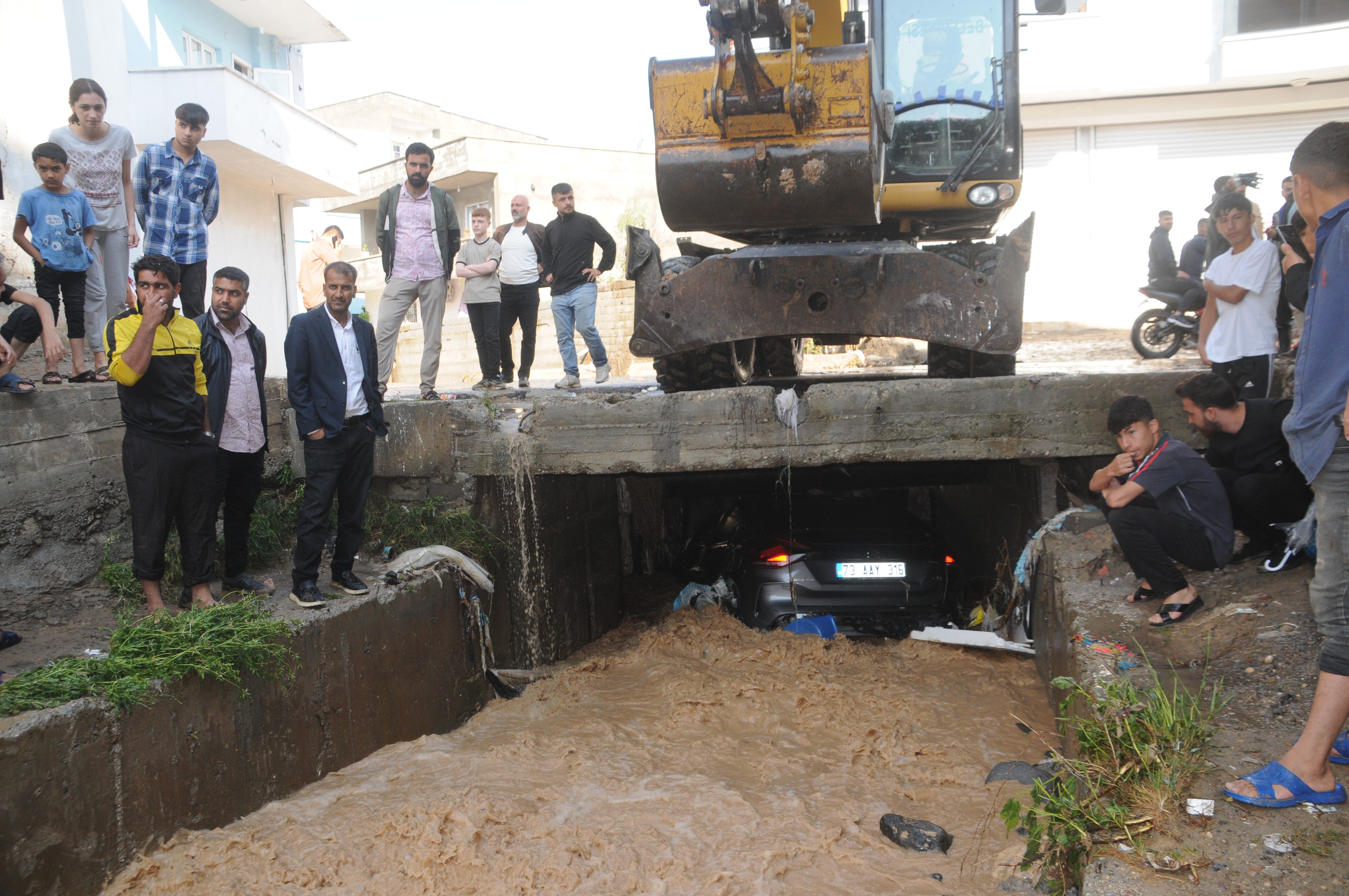 Cizre'de yaşanan sel felaketi