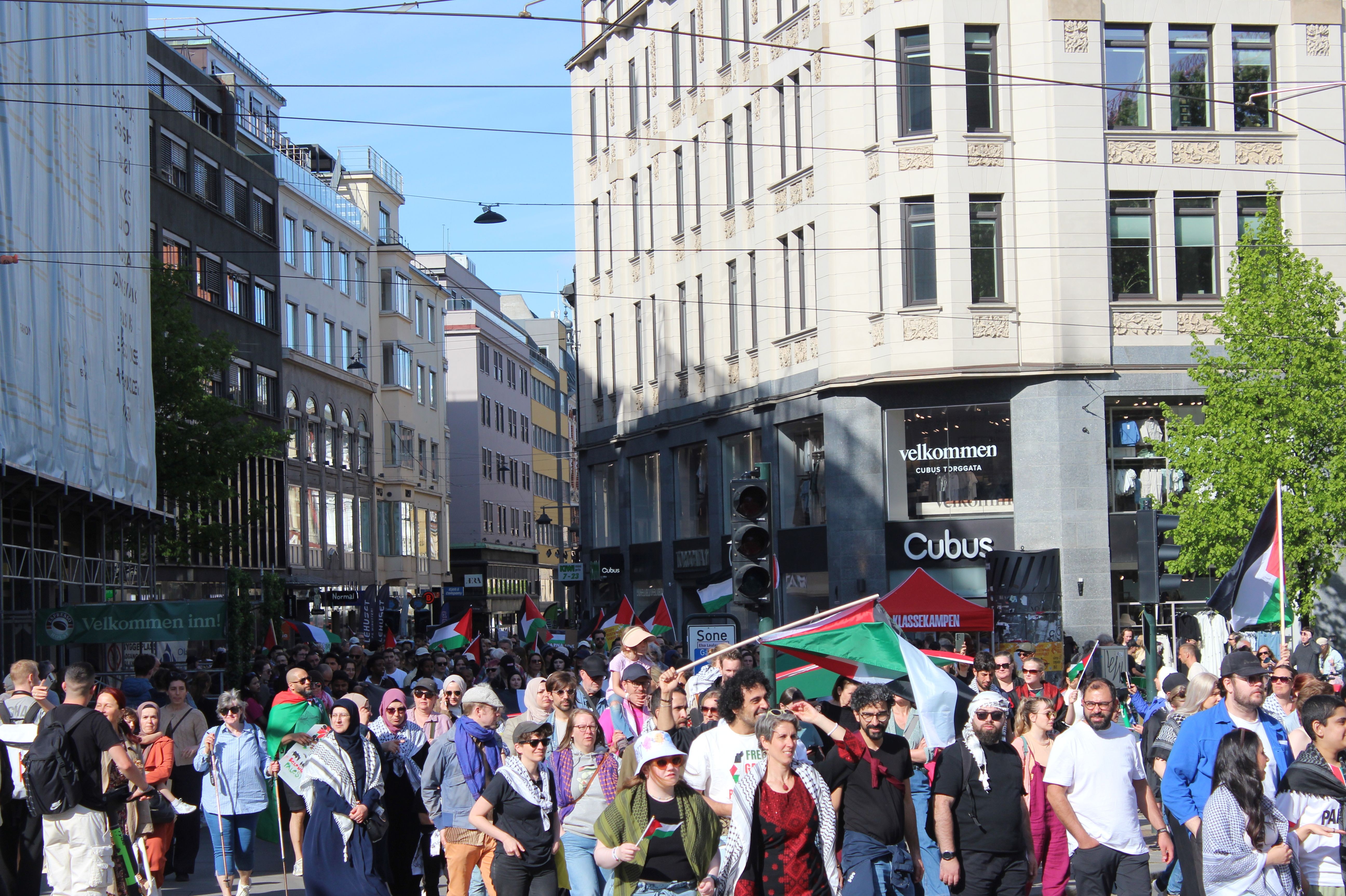 Oslo'da öğrencilerin çadır eylemi