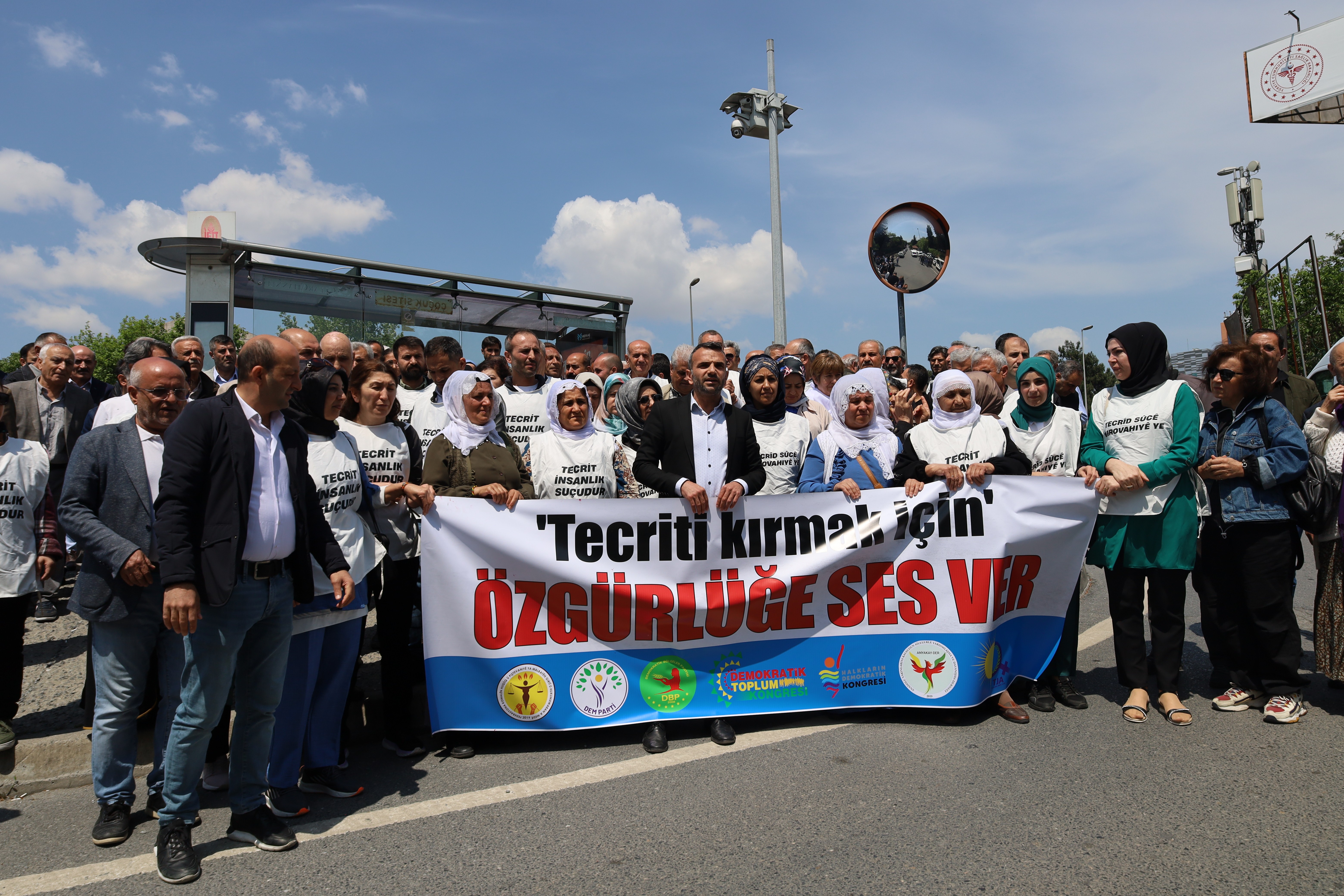 Bakırköy Cezaevi önünde ‘Özgürlüğe ses ver’ eylemi