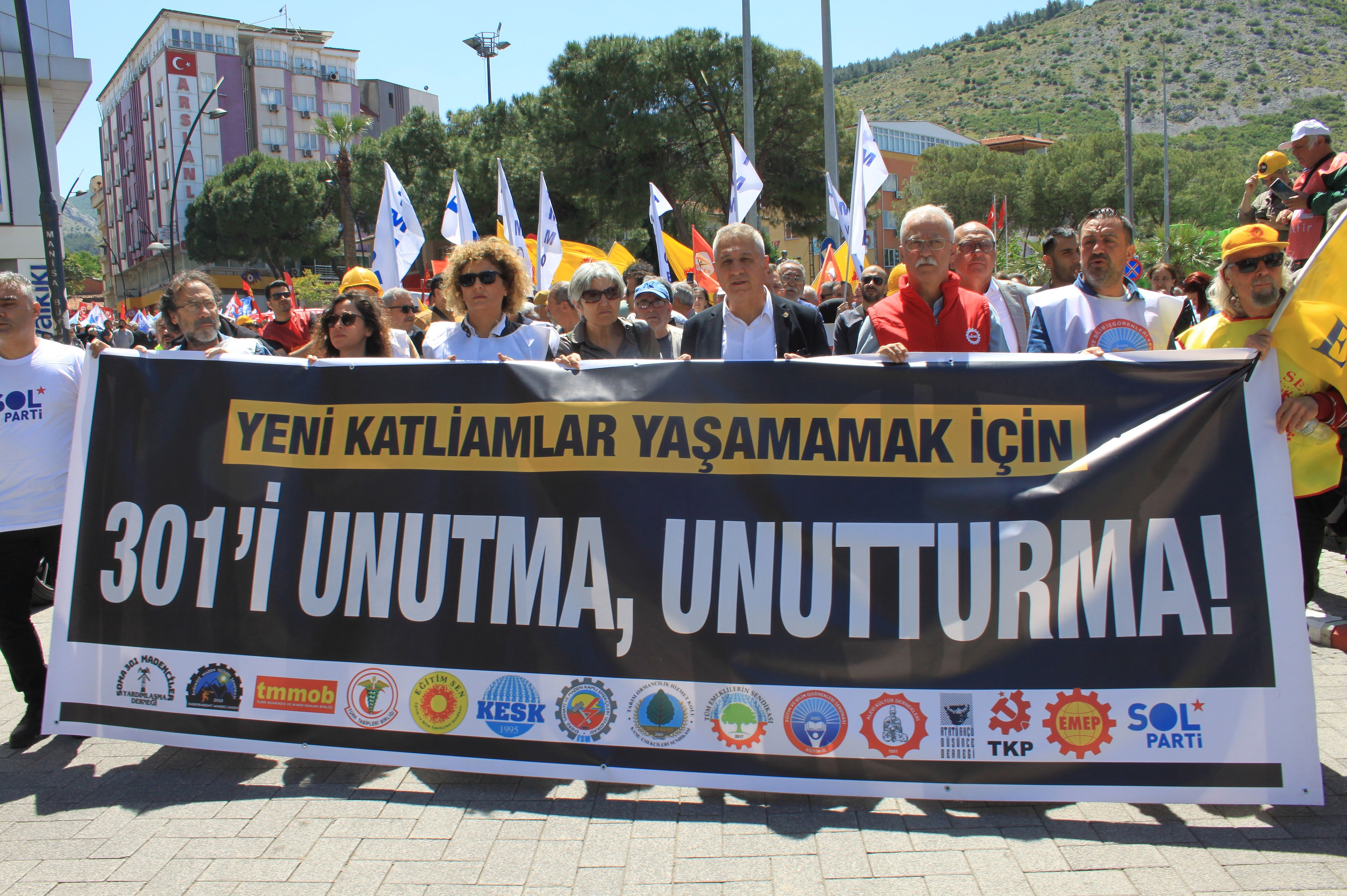 Soma Katliamı'nın 10. yılında yürüyüş yapıldı