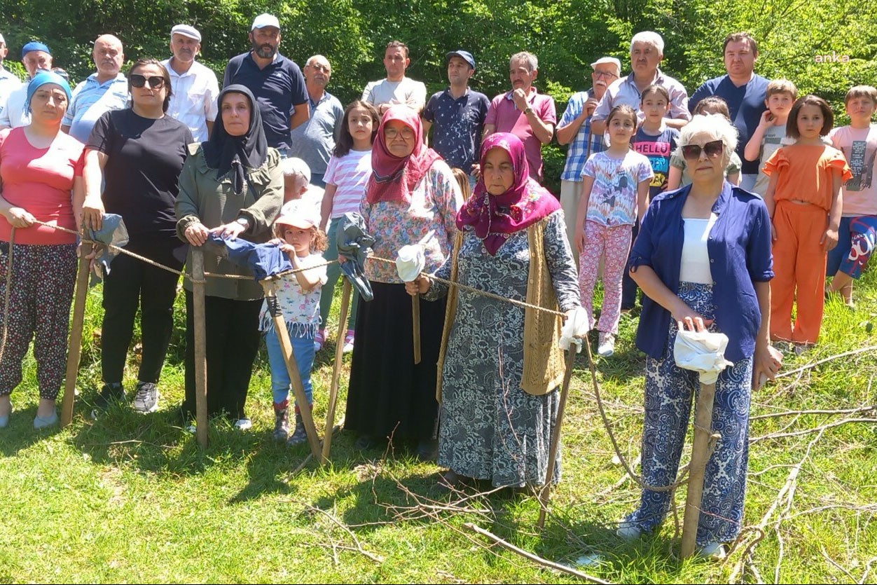 Samsun'da Köseli Mahallesi sakinlerinden taş ocağına tepki: Ellerini köyümüzden çekmelerini istiyoruz