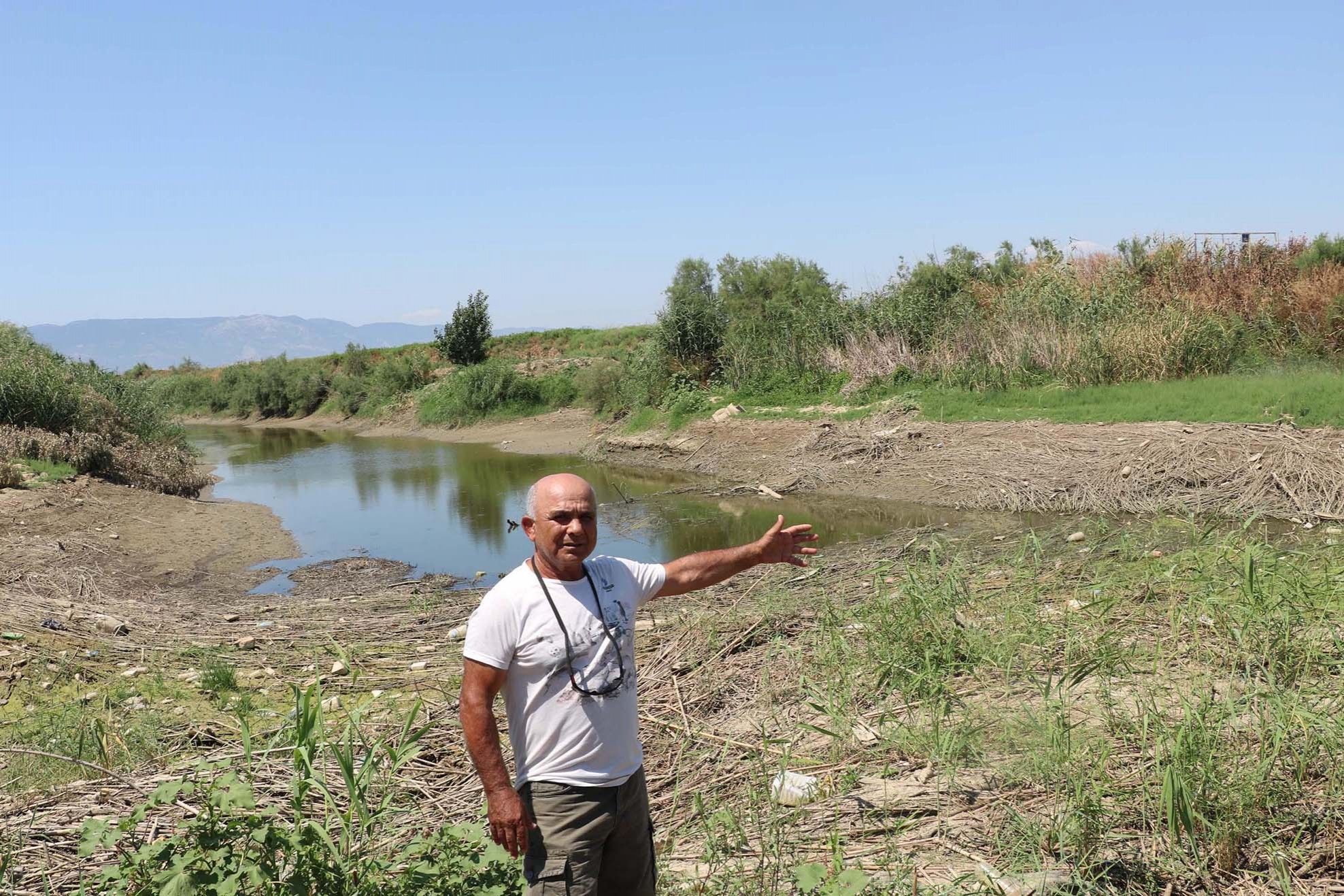 Büyük Menderes'te kuruma