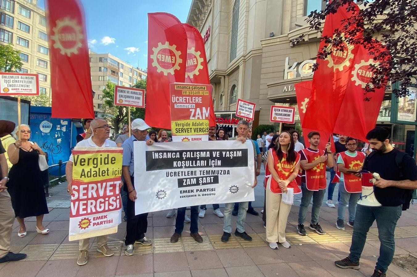 EMEP Eskişehir İl Örgütü: İnsanca çalışma ve yaşama koşulları için ücretlere Temmuz’da zam şart!