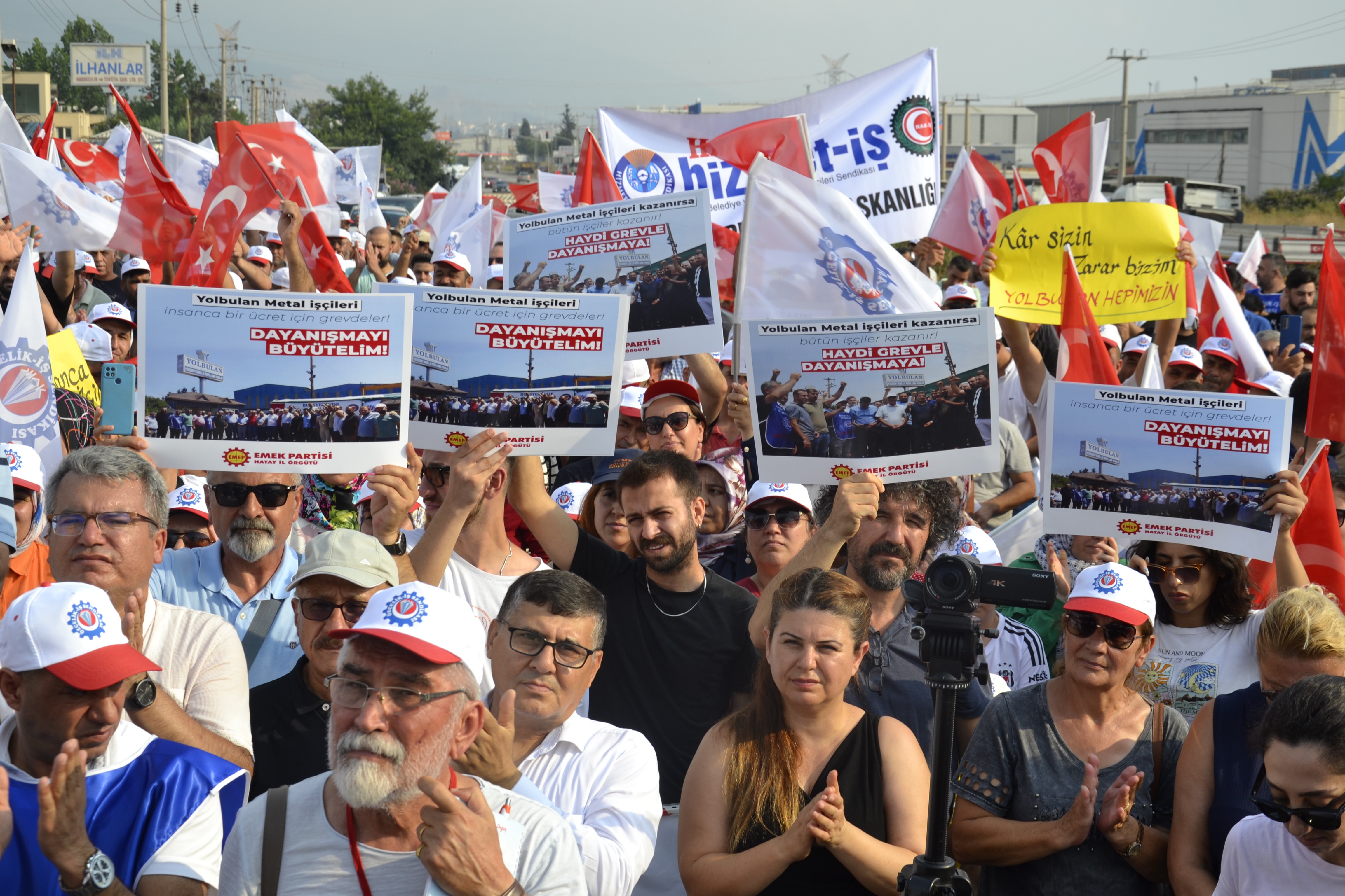 36 gündür grevde olan Yolbulan Metal işçileri miting düzenledi