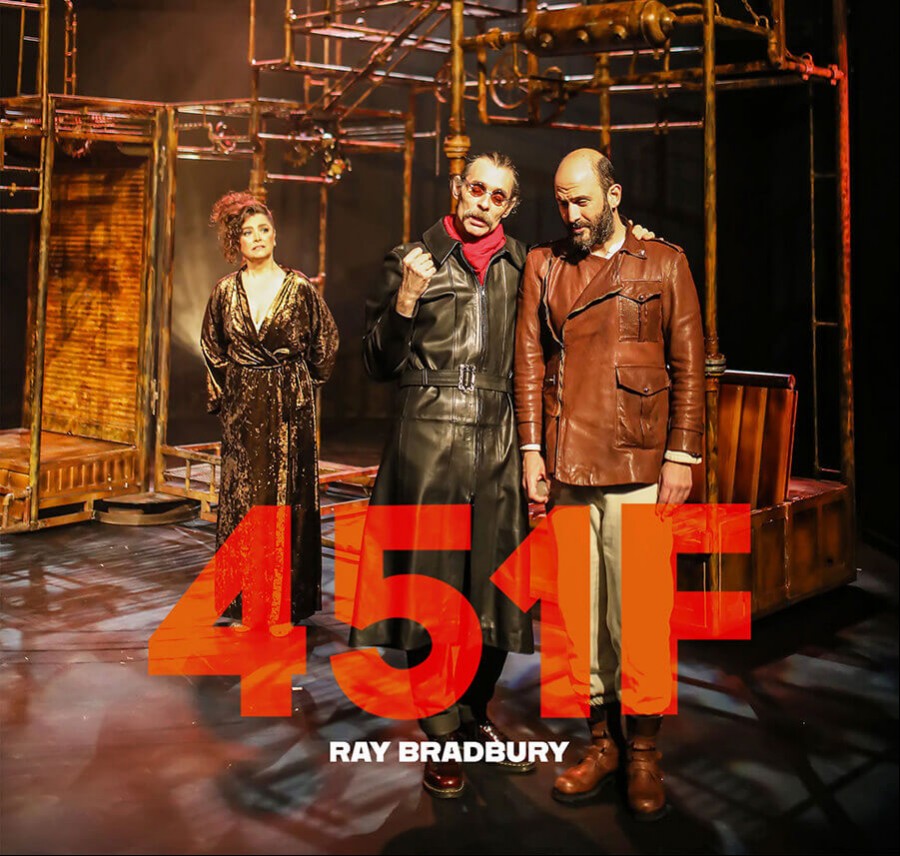 Fahrenheit 451 oyununun afişi