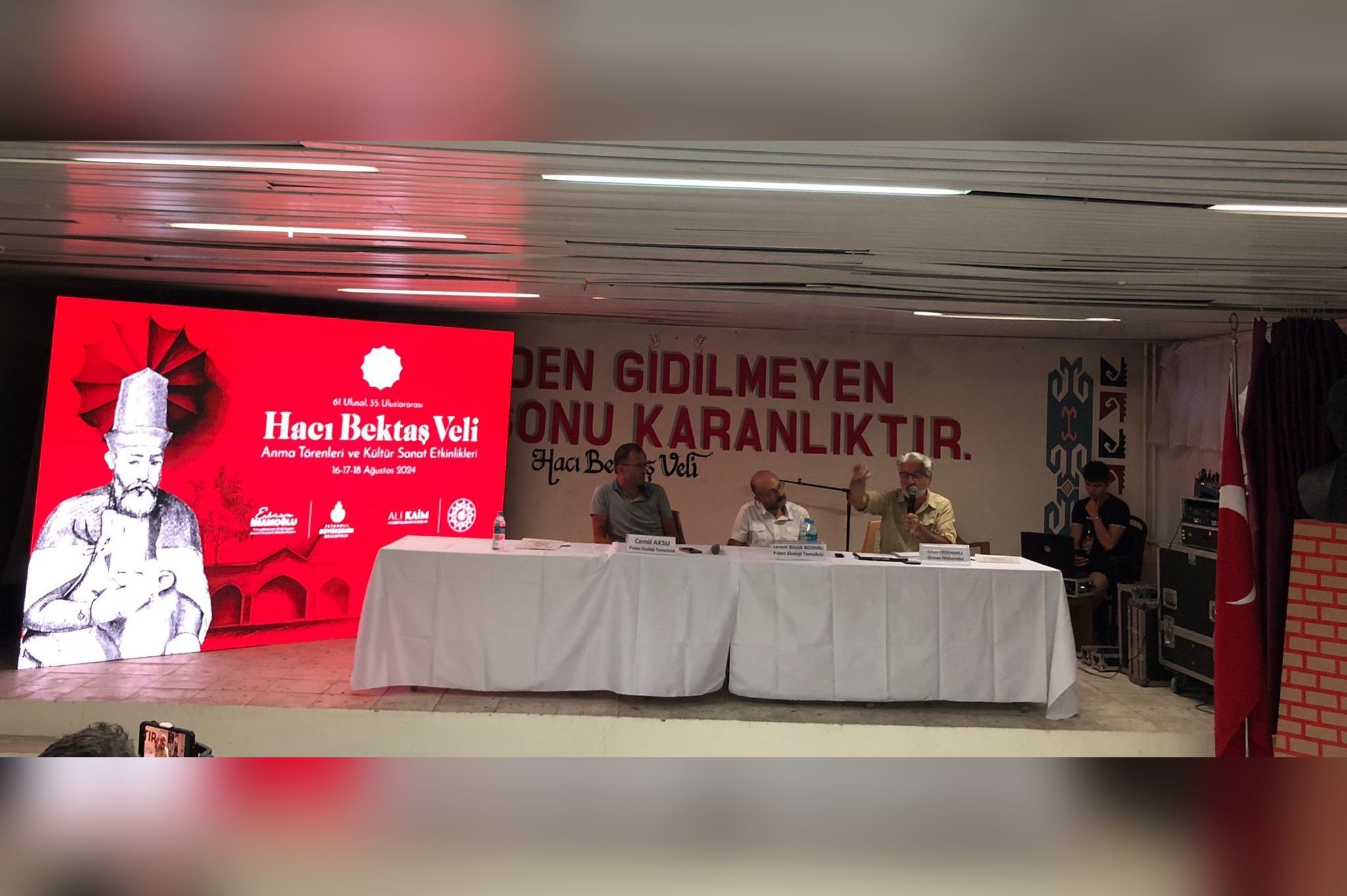 Hacıbektaş Veli Anma Törenlerinde çevre paneli: Altın madenciliğini durdurmak zorundayız!