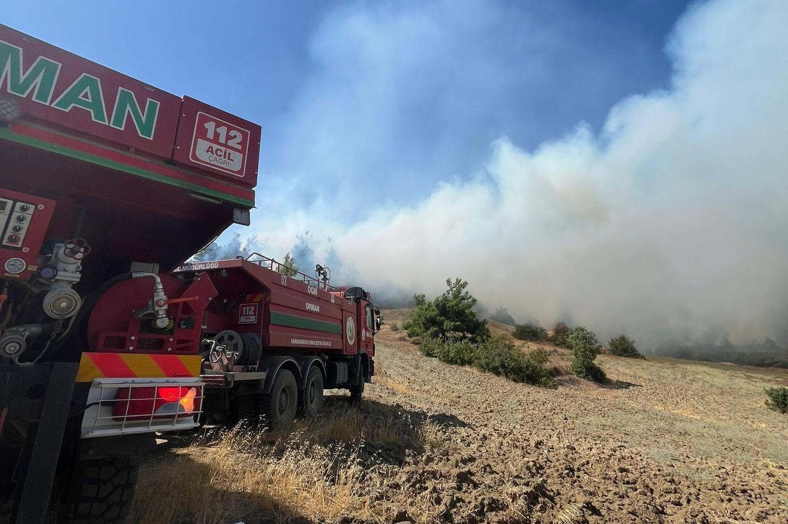 Maraş Onikişubat’ta orman yangını