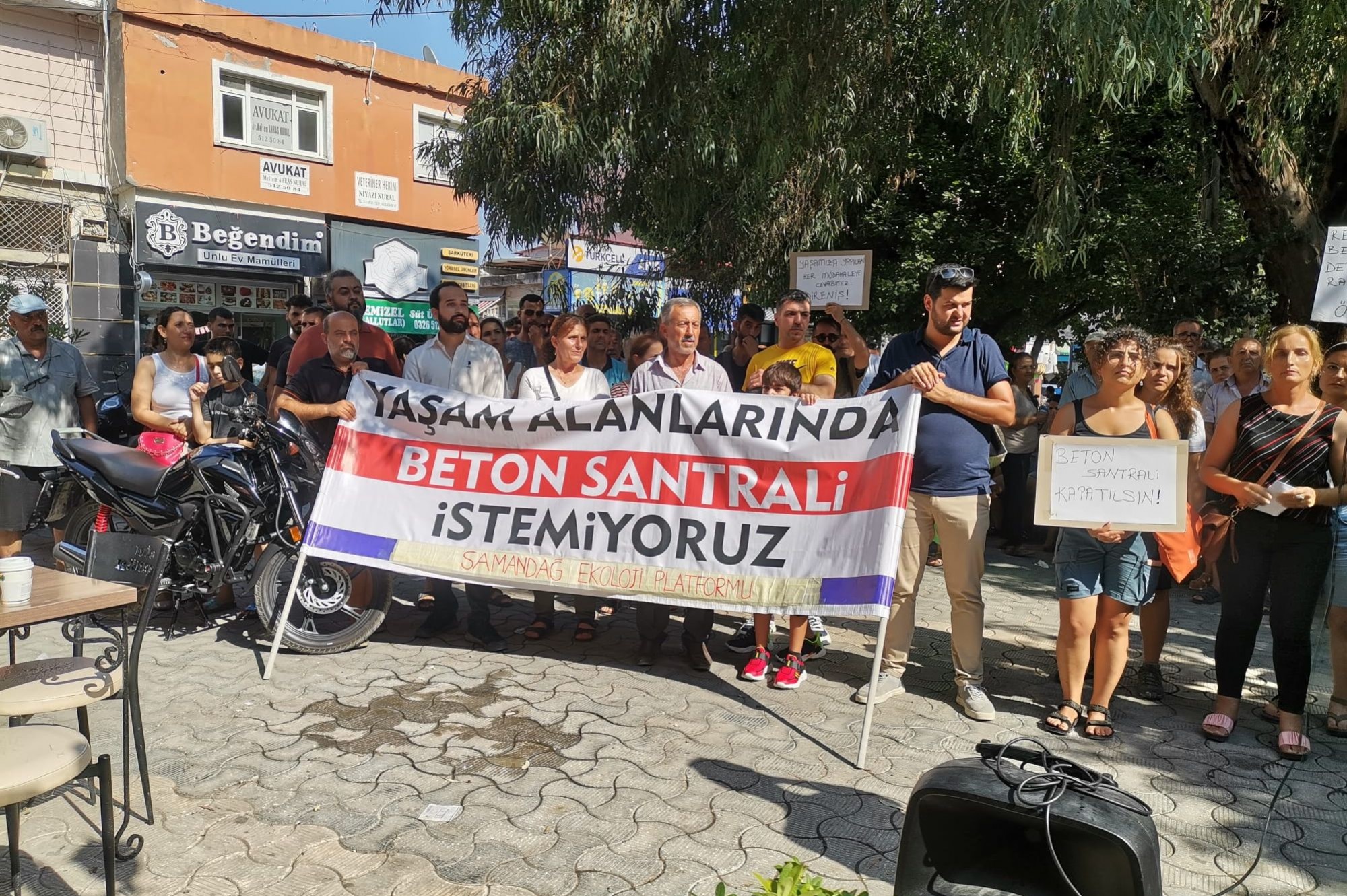 Samandağ Ekoloji Platformu: Beton santralinin derhal kapatılmasını istiyoruz