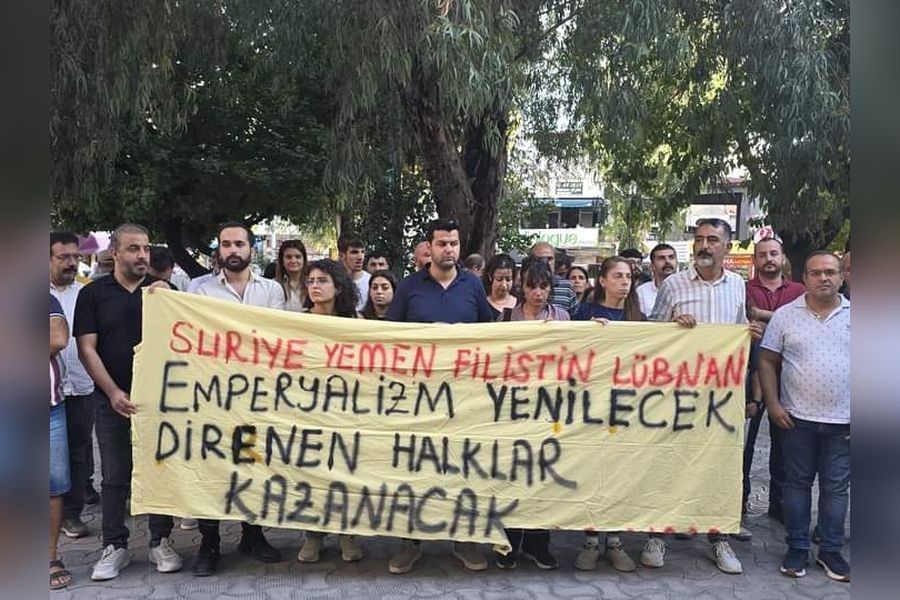 Samandağ'dan Ortadoğu'da barış için mücadele ve örgütlenme çağrısı