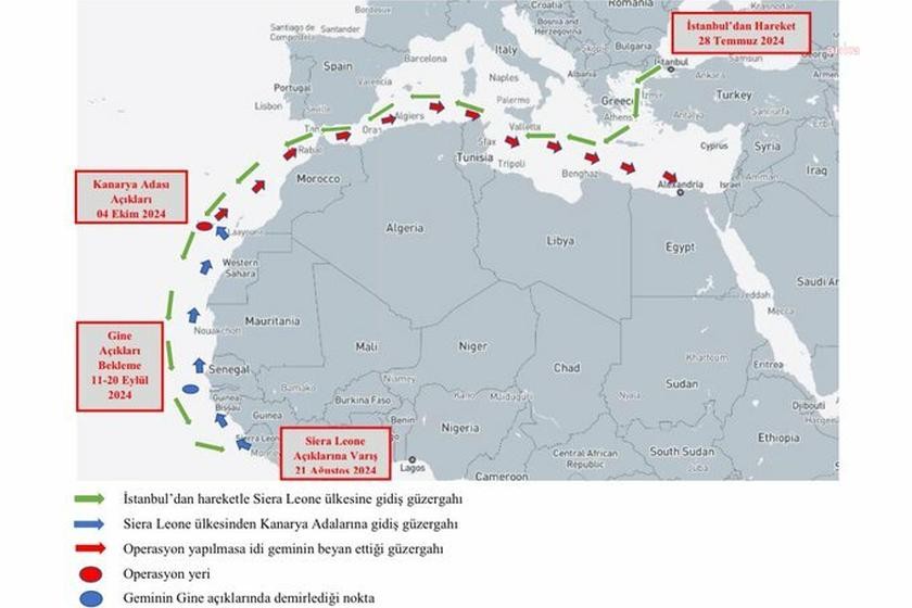 İçişleri Bakanlığı'ndan İstanbul’dan hareket eden 4 ton uyuşturucu yüklü gemi için açıklama