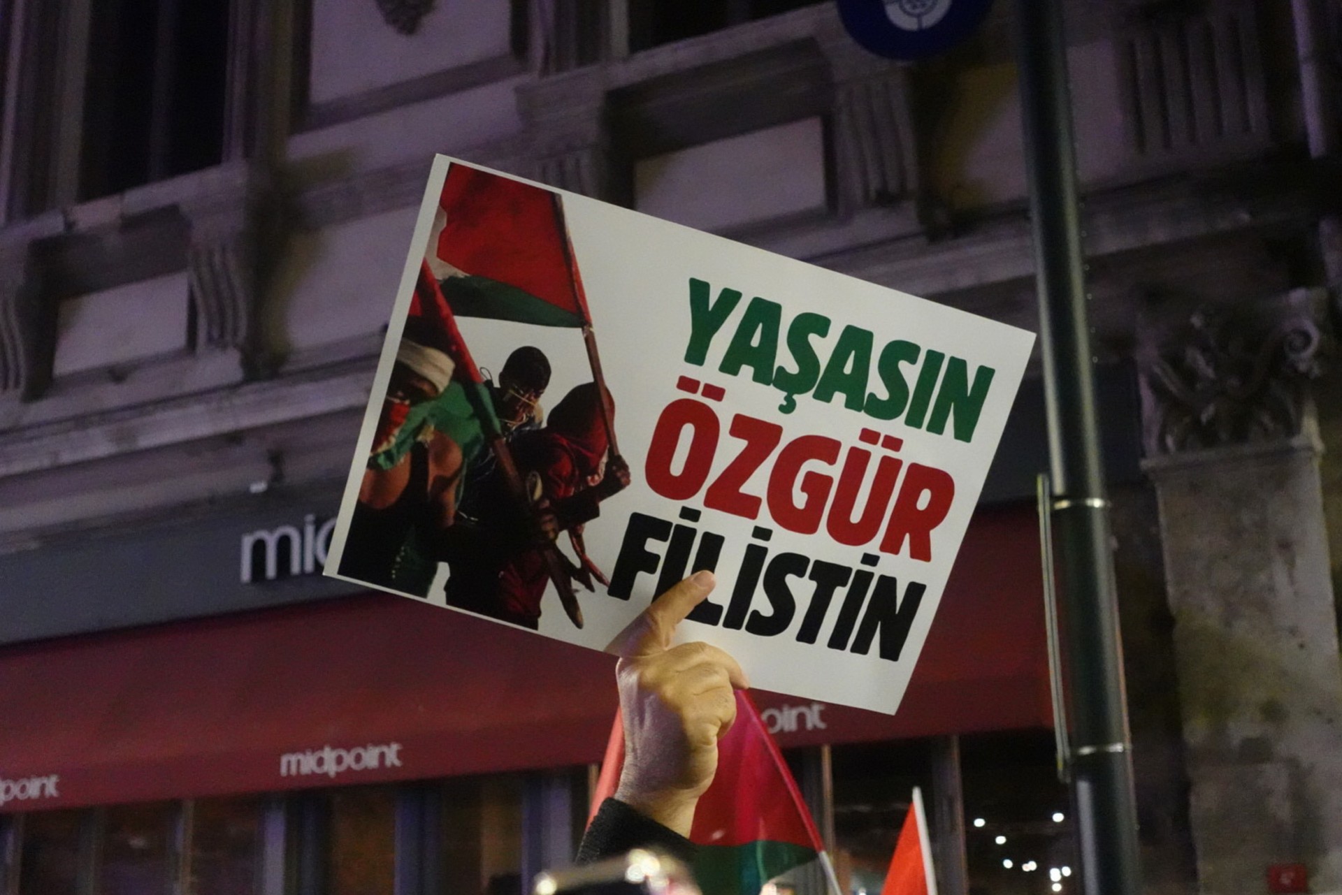 Taksim Filistin eylemi 