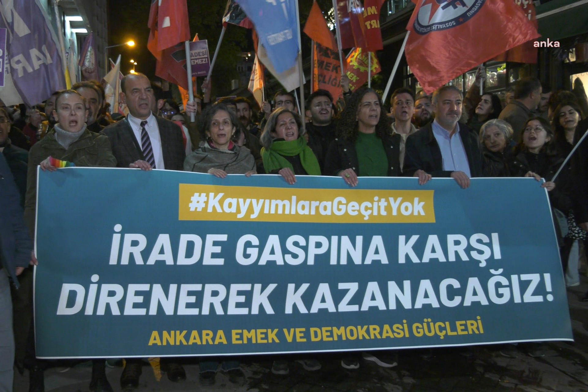 Ankara kayyım protesto