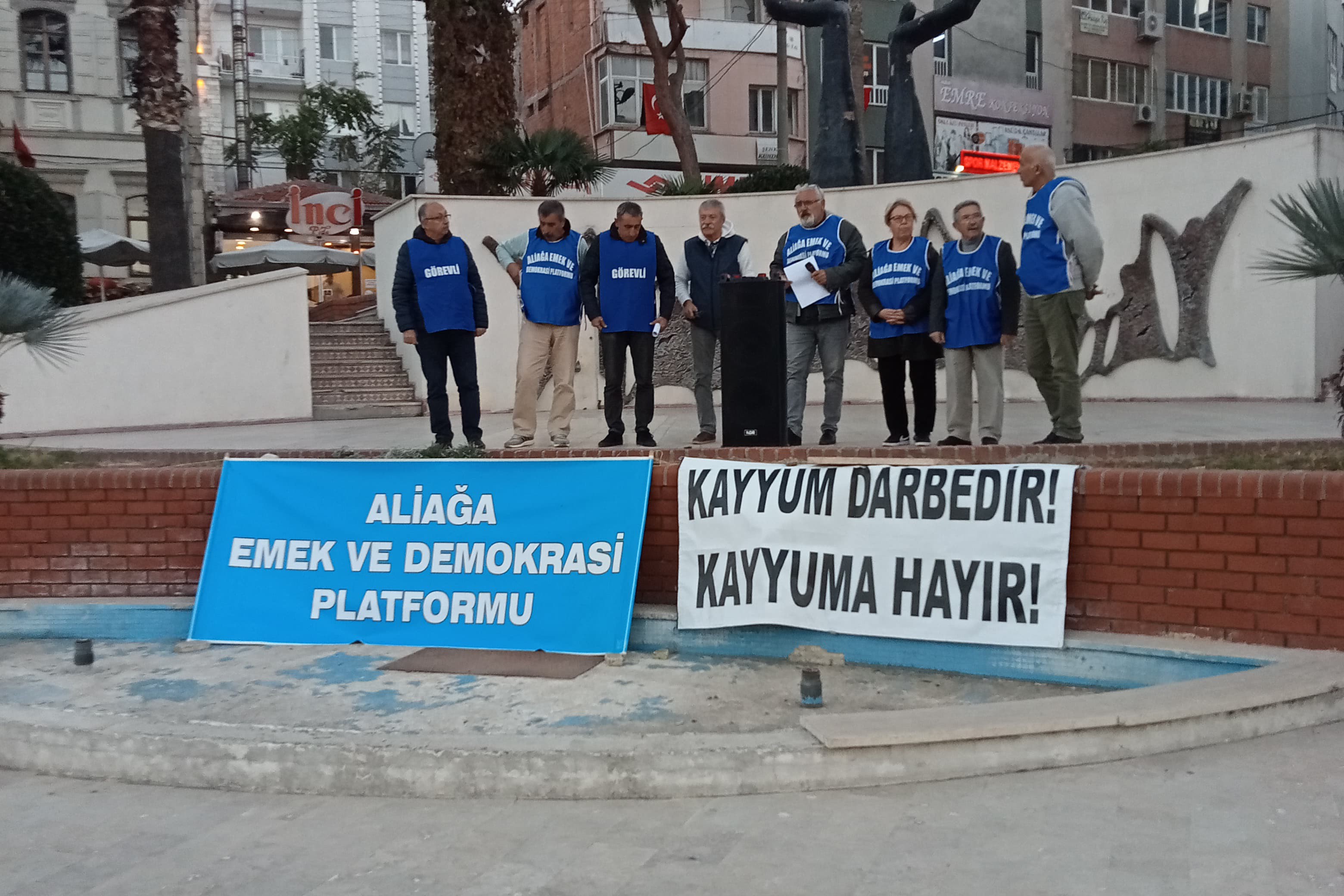 Aliağa kayyım protestosu 