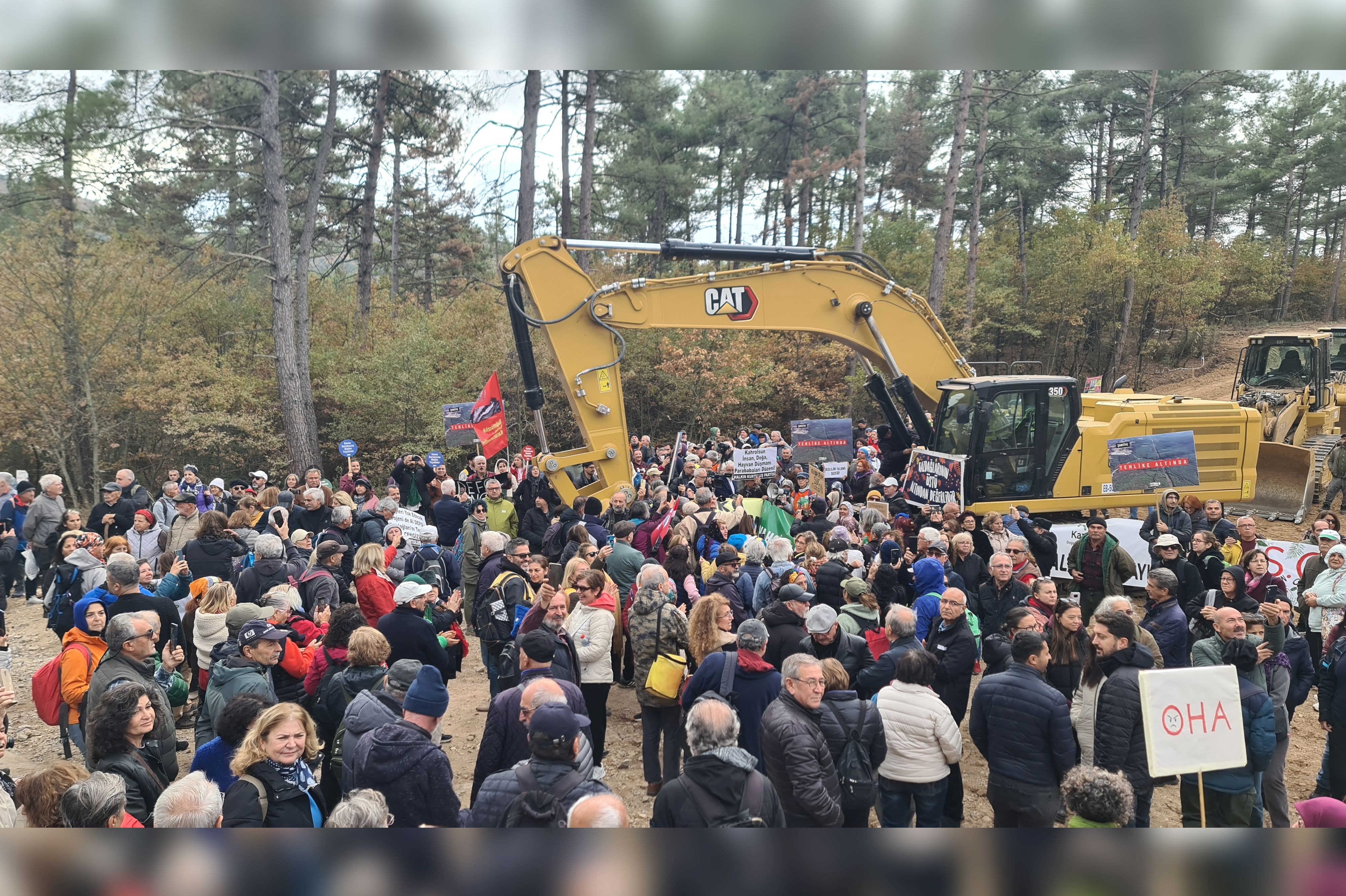 Çanakkale’de miting: Cengiz Defol Kazdağları bizimdir