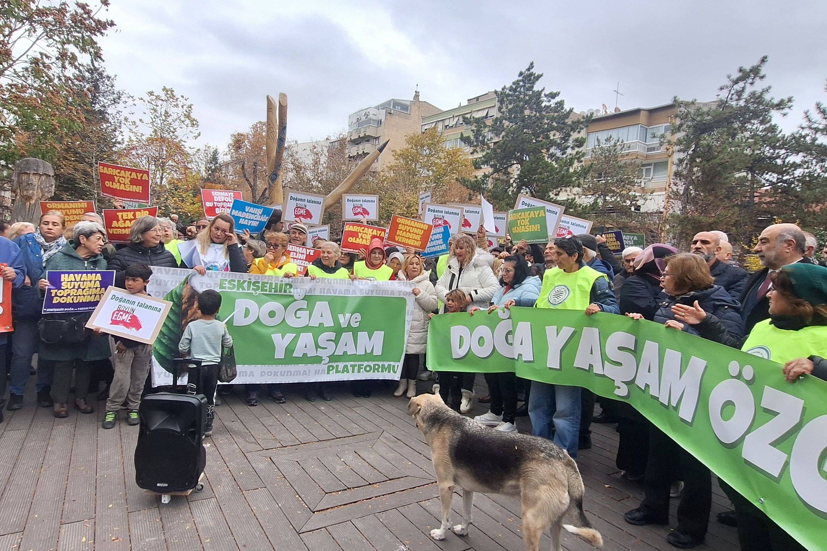 Eskişehir'de maden tepkisi: İzin vermeyeceğiz