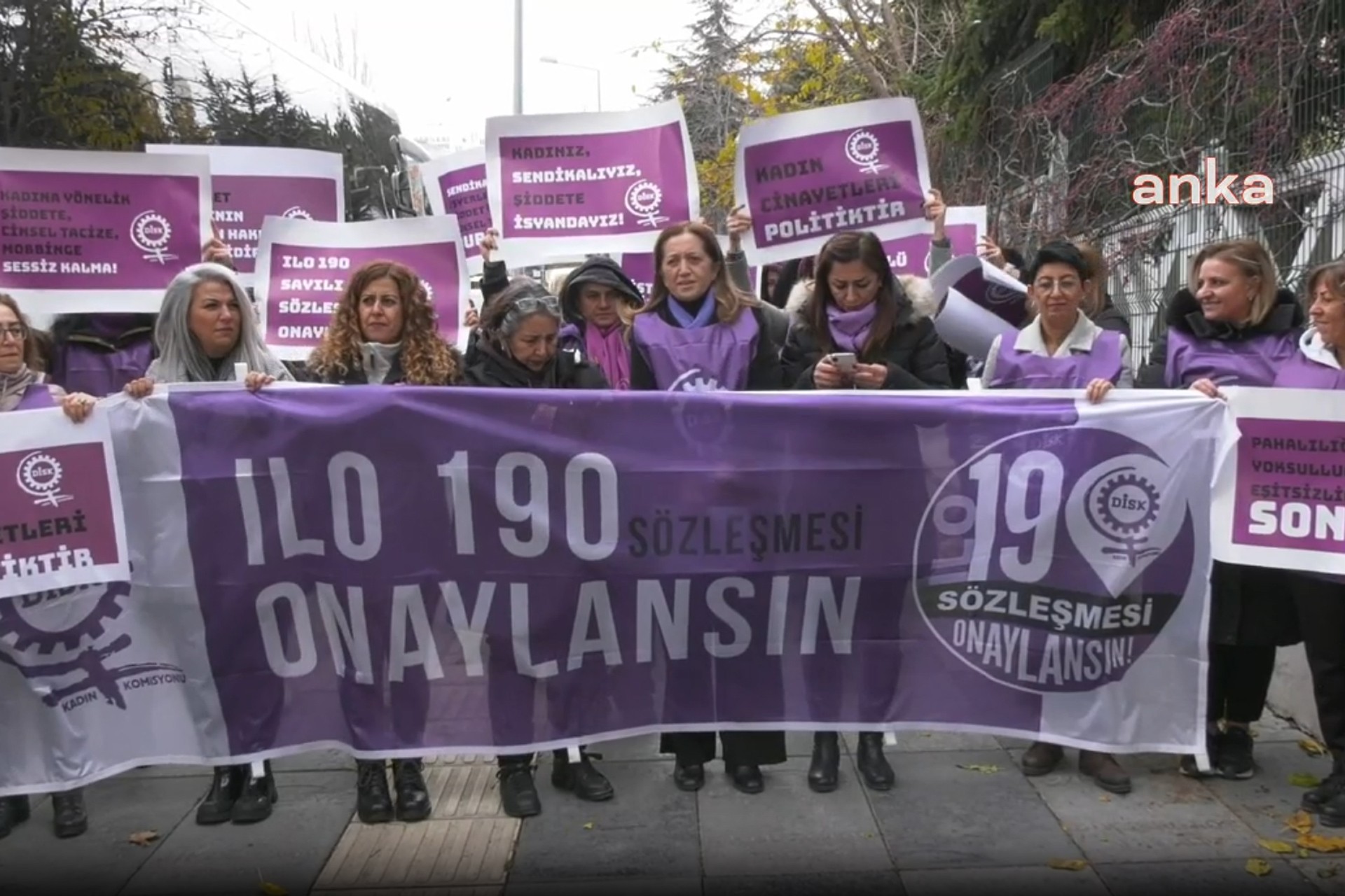 DİSK Başkanı Çerkezoğlu: Türkiye, ILO’nun 190 sayılı sözleşmesini onaylasın