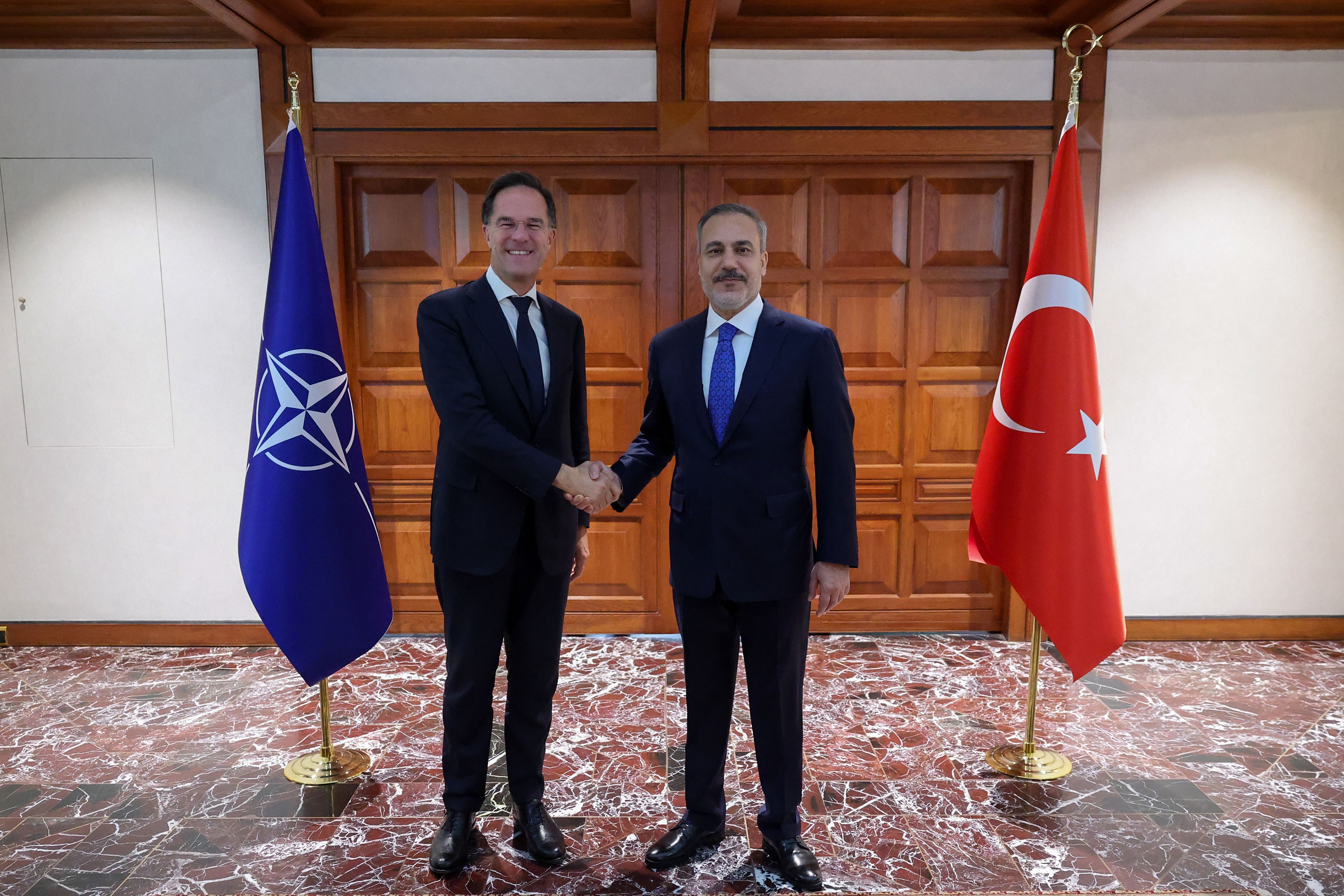 NATO Genel Sekreteri Mark Rutte ve Dışişleri Bakanı Hakan Fidan