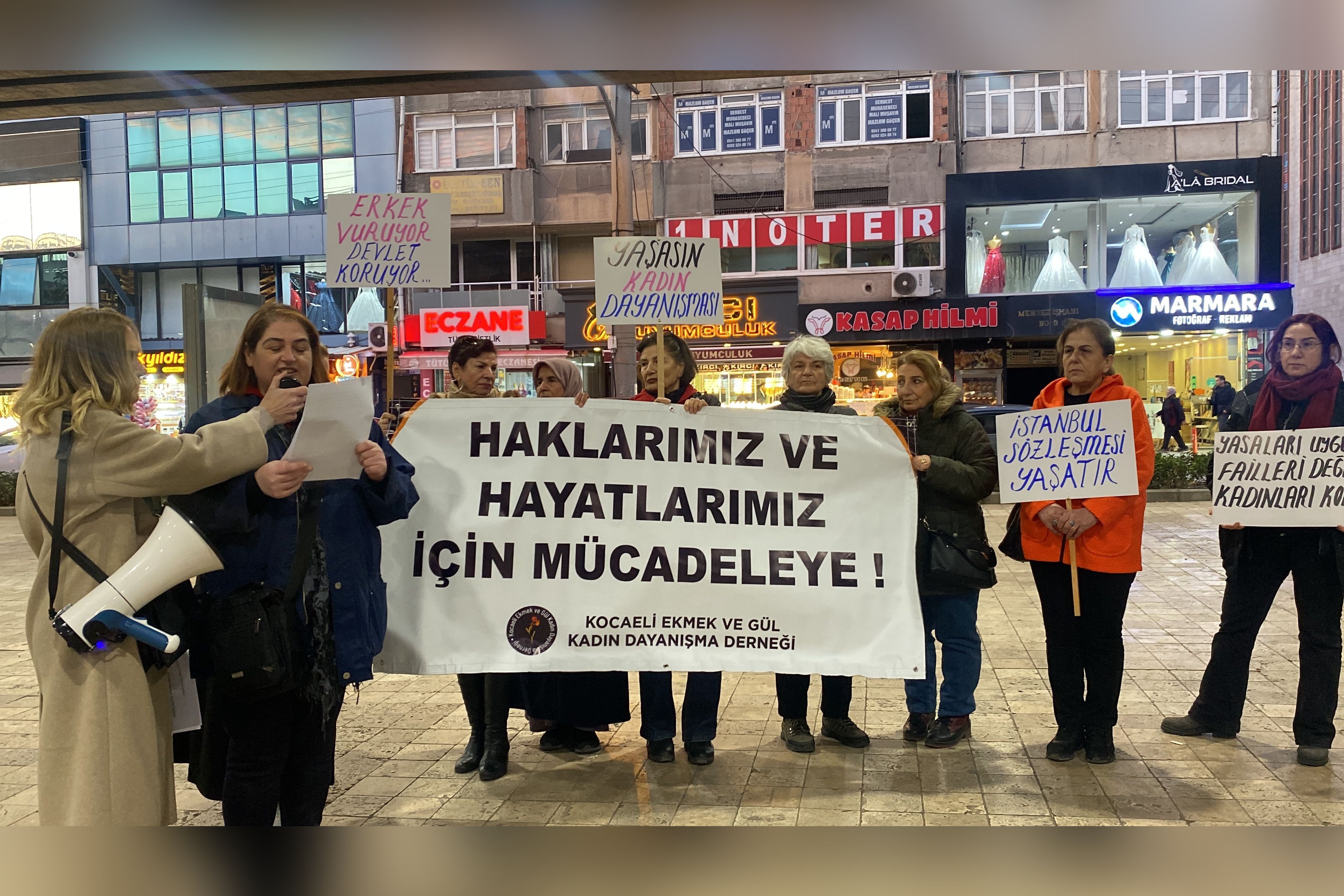 Kocaeli Ekmek ve Gül Kadın Dayanışma Derneği: Haklarımız ve hayatlarımız için mücadeleye