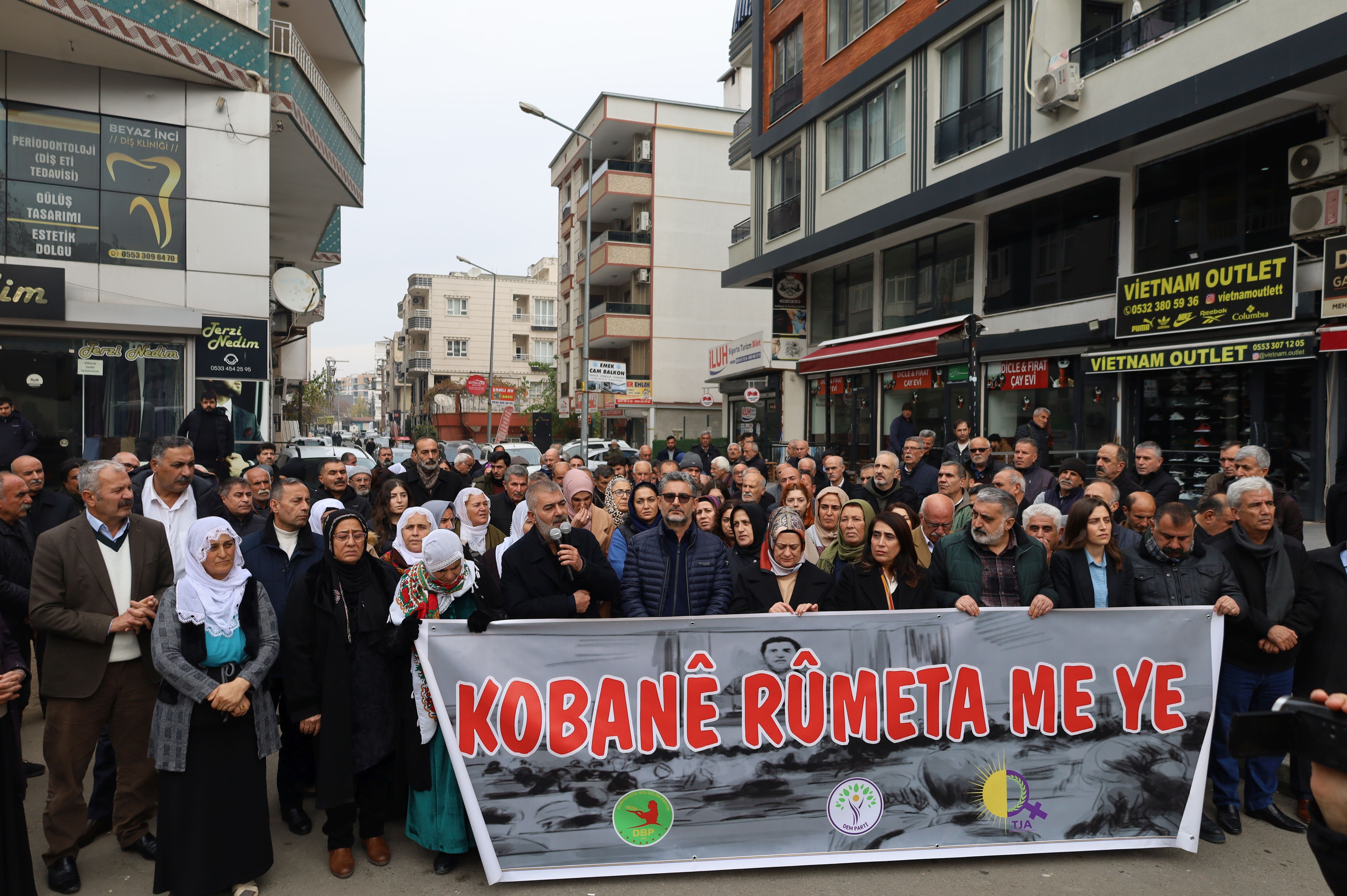 Birçok kentte Kuzey ve Doğu Suriye’deki saldırılara tepki: Rojava onurumuzdur