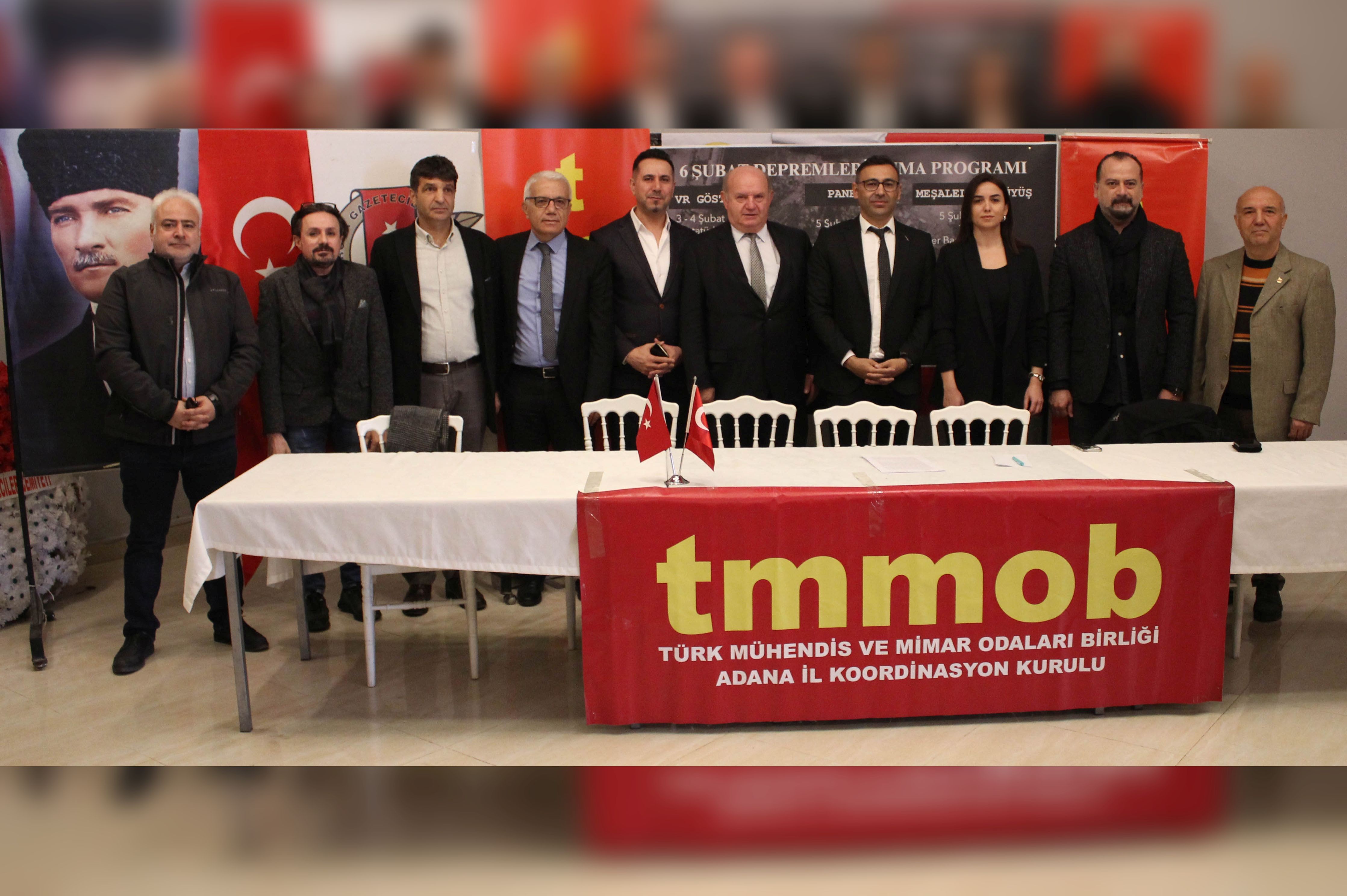 tmmob adana ikk basın toplantısı