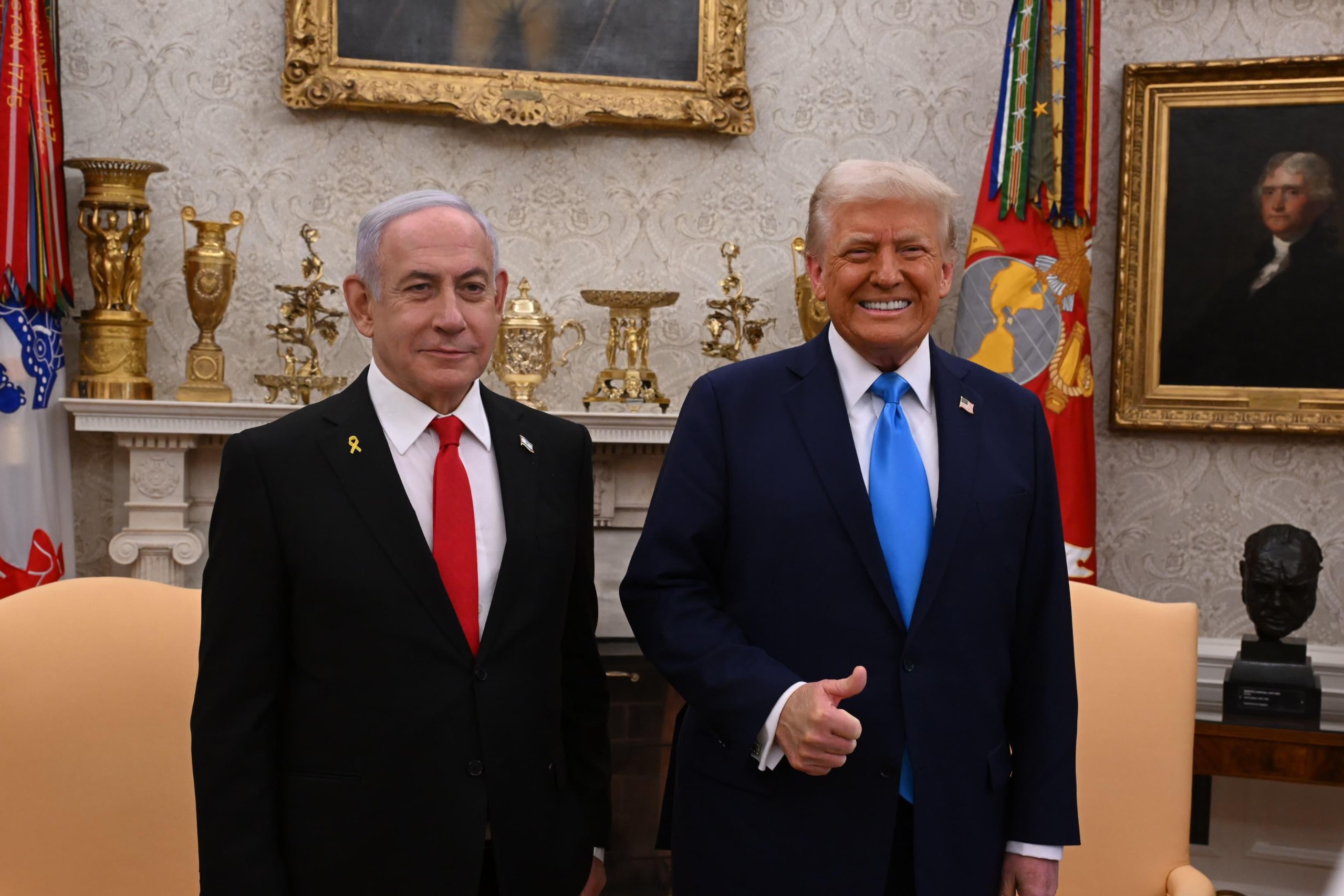 Netanyahu ile görüşen Trump'tan Gazze'yi işgal açıklaması