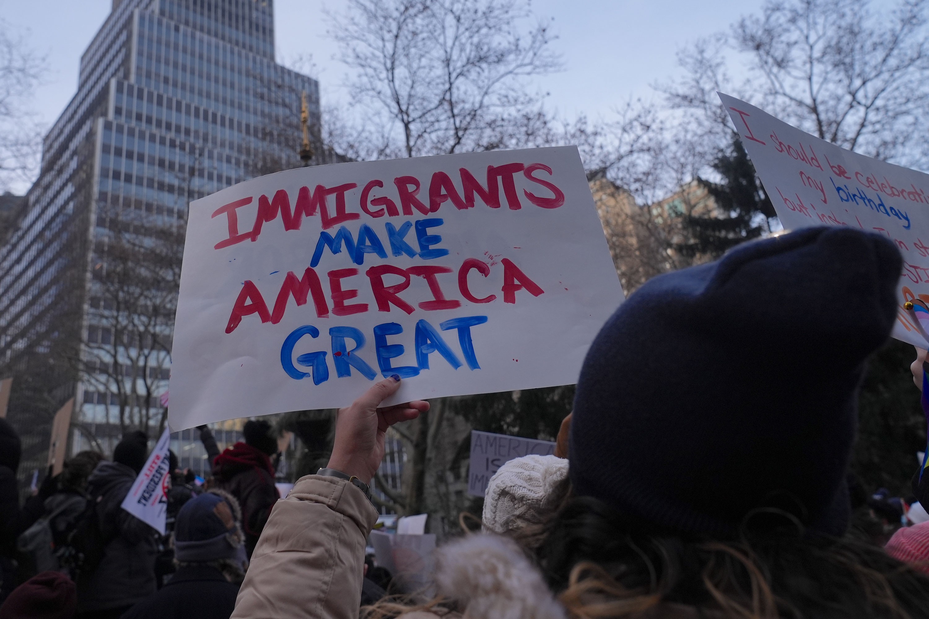 Donald Trump yönetimi protesto edildi