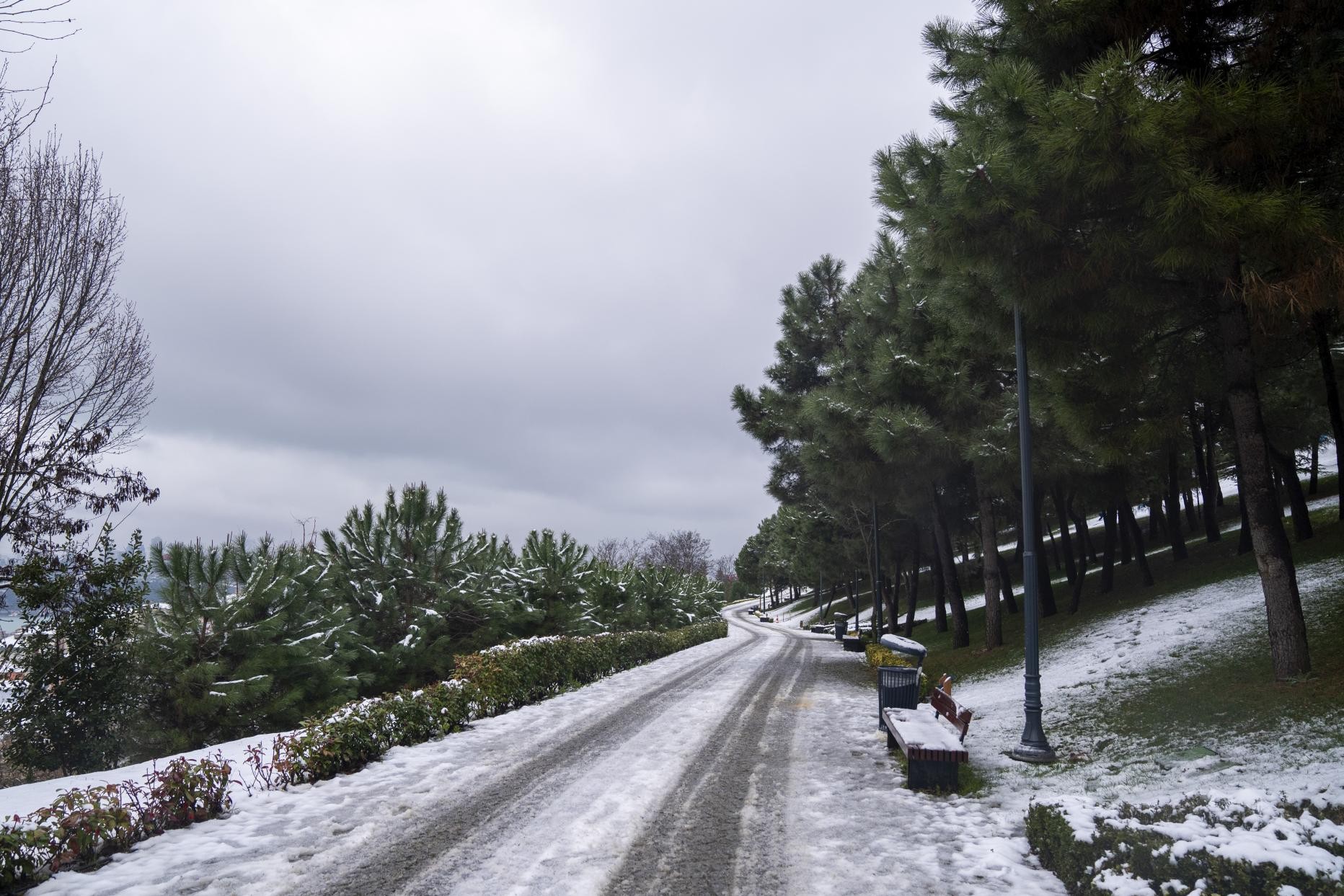 İstanbul'da kar yağışı