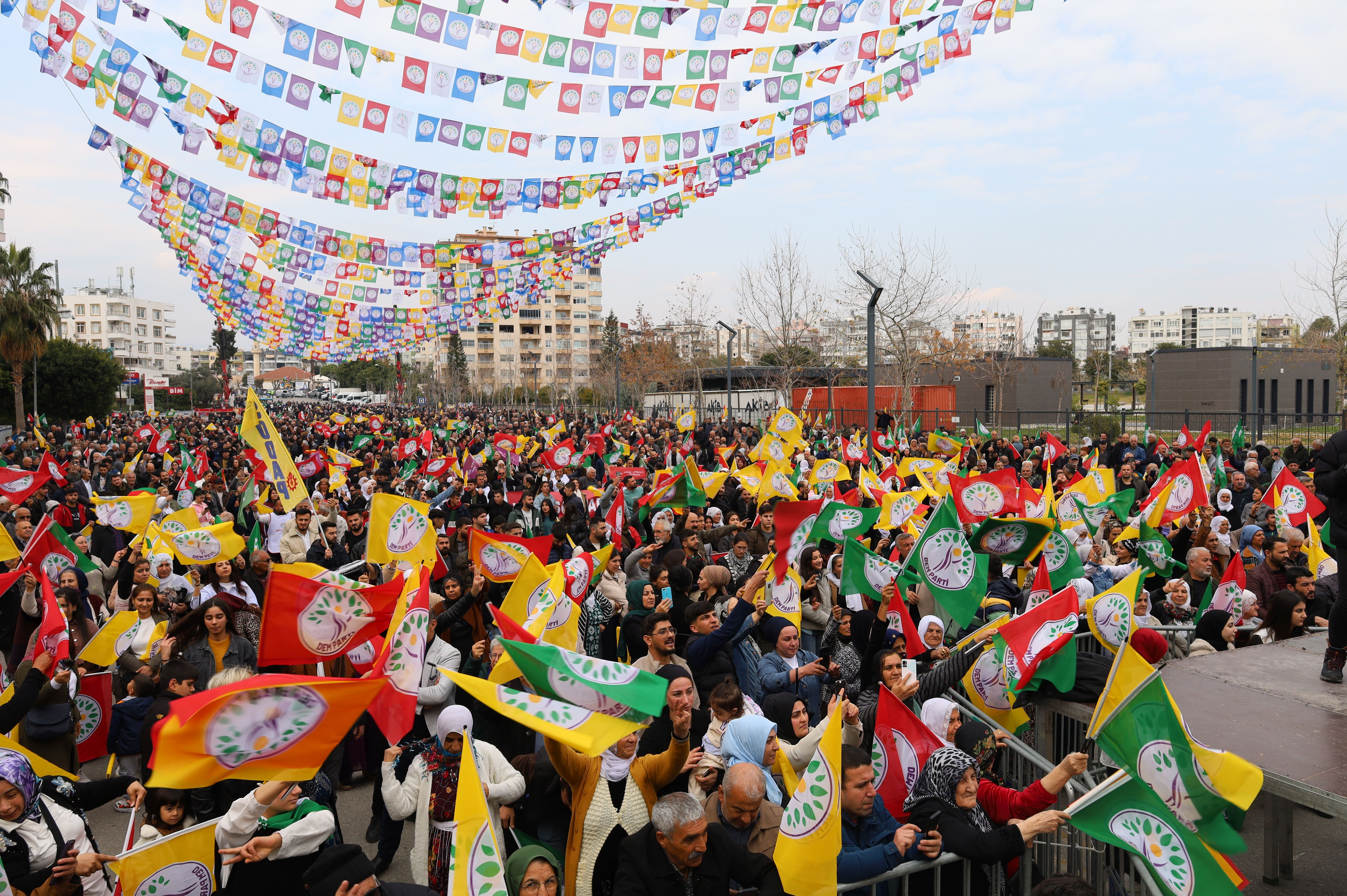 Mersin'de özgürlük mitingi