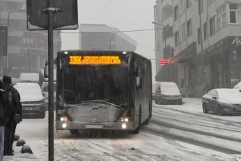 İstanbul'da kar