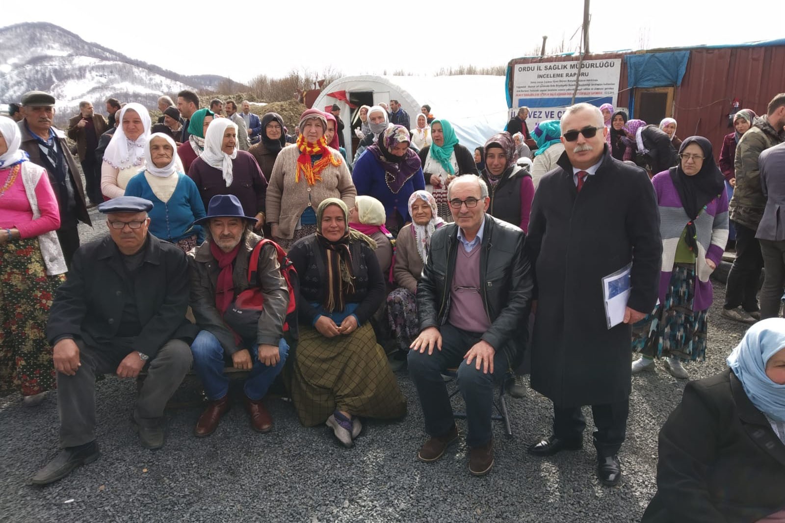 Ordu Çaybaşı’ndaki katı atık bertaraf tesisine karşı mücadele veren köylüler