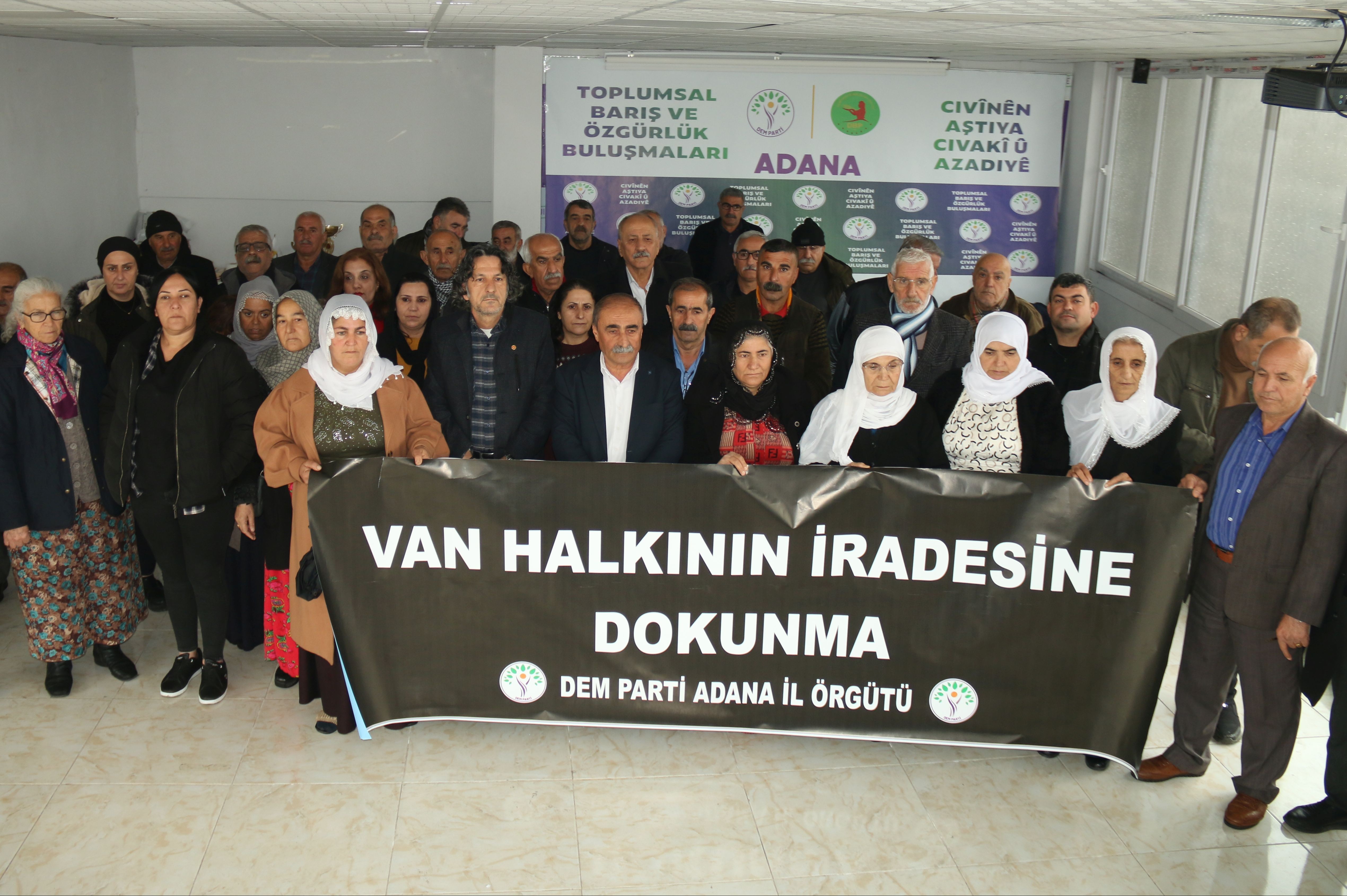 Adana'da açıklama