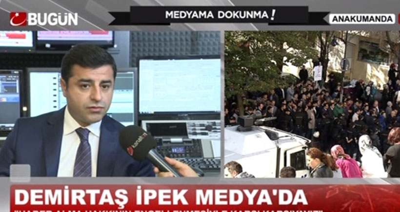 Demirtaş’tan İpek Medya’ya ziyaret: Basın özgürlüğünün yanındayız