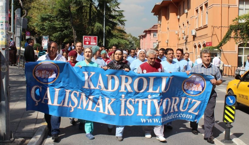 Çapa Tıp Fakültesi taşeron işçileri: Yağmurdan kaçarken doluya tutulduk