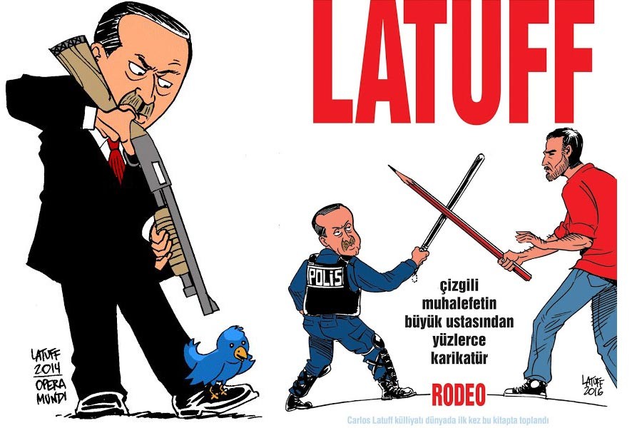 Karikatürist Carlos Latuff'un eserleri Türkiye'de derlendi