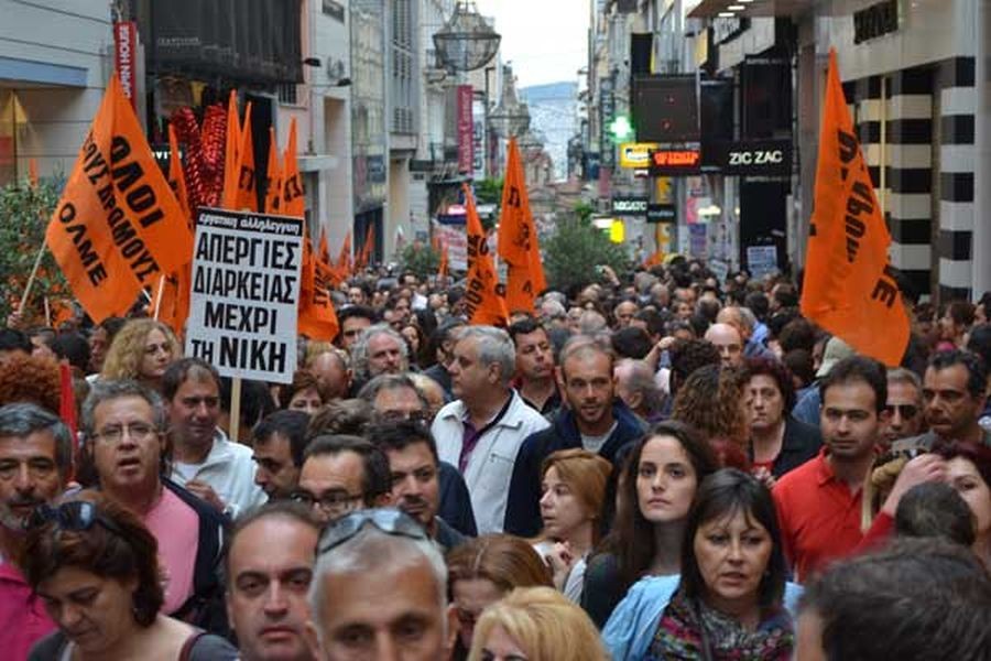 Atina’da raylı ulaşım çalışanları grevde