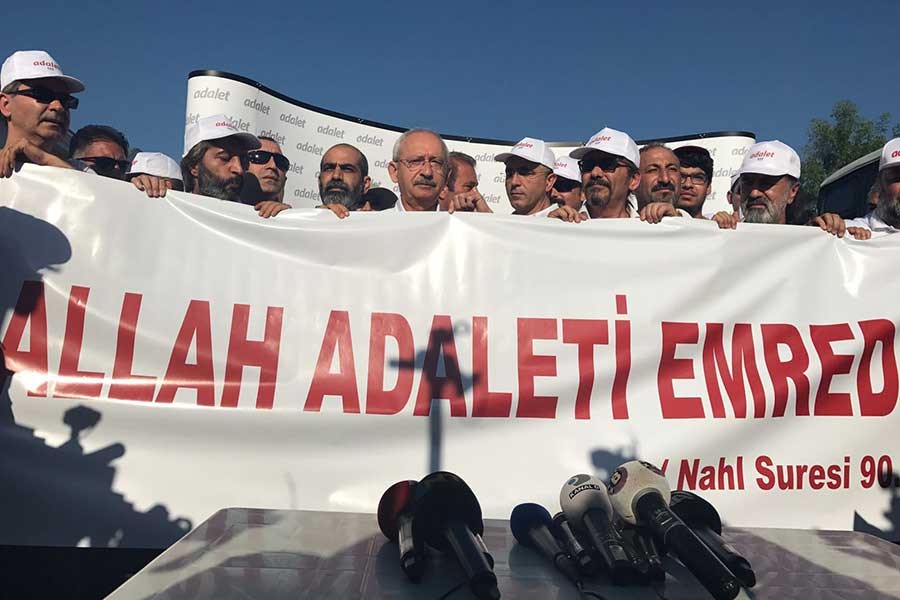 Adalet Yürüyüşü'nde 17'nci gün