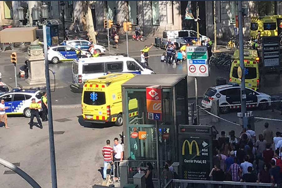 Barcelona van attack: At least 13 dead, 100 injured