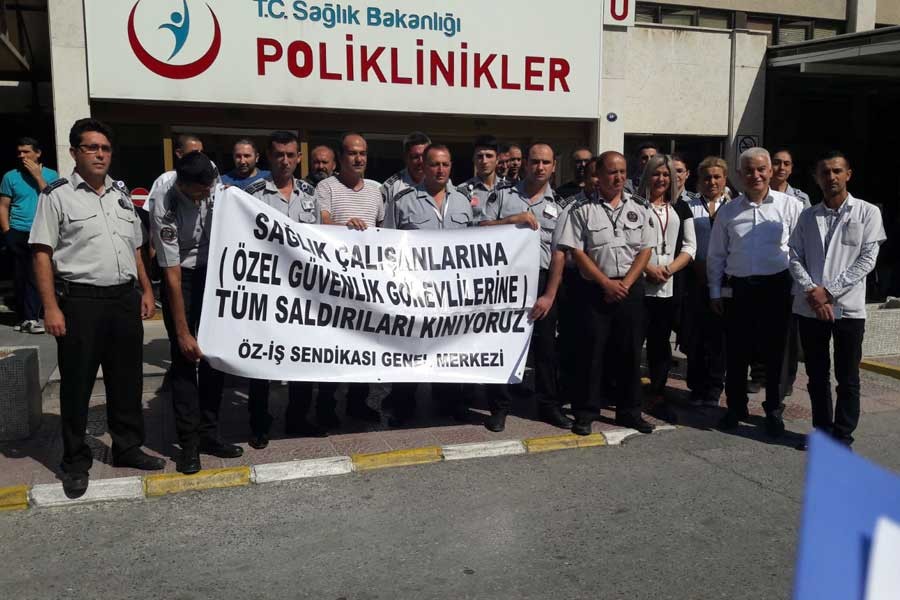 Hastane özel güvenliklerine ‘beyaz kod’ talep edildi 